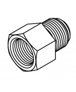 Thread Adaptor 1/2 x 20NF - 7/16 x 24NS 