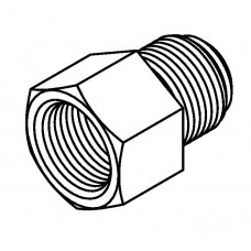 Thread Adaptor 1/2 x 20NF - 7/16 x 24NS 