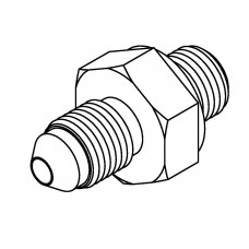 Adaptor 1/8 x 28BSPP - No. 3 JIC