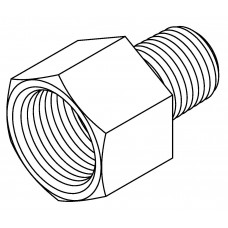 Thread Adaptor 1/8 x 27NPT - M12 x 1  DPS 