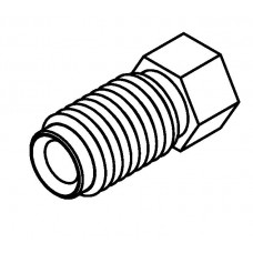 Brake Line Fitting  Male 3/8 x 20BSF 3/16