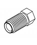 Brake Line Fitting Male  7/16 x 20NF 1/4 