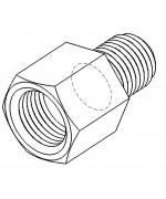 Thread Adaptor 3/8 x 24NF - 7/16 x 24NS 