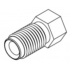 Brake Line Fitting Male  M9 x 1mm 3/16 