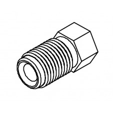 Brake Line Fitting Male  M10 x 1mm 3/16 