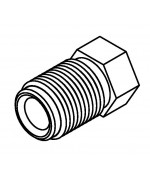 Brake Line Fitting Male  M12 x 1mm 1/4 