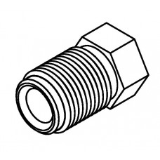 Brake Line Fitting Male  M12 x 1mm 1/4 