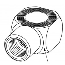 Banjo Union 10mm Banjo Hole to 3/8 x 24NF port