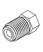 Brake Line Fitting Male  M12 x 1mm 3/16 