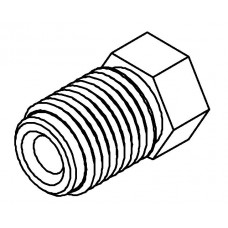 Brake Line Fitting Male  M12 x 1mm 3/16 