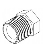 Brake Line Fitting Male  5/8 x 18NF 5/16 