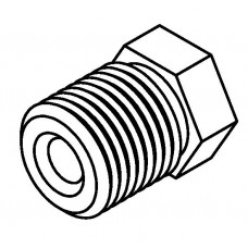 Brake Line Fitting Male  1/2 x 20NF 3/16 