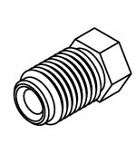 Brake Line Fitting Male  M11 x 1mm 3/16 