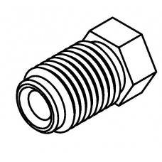 Brake Line Fitting Male  M11 x 1mm 3/16 