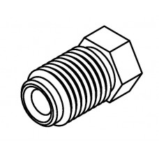 Brake Line Fitting Male  M11 x 1.5mm 3/16 