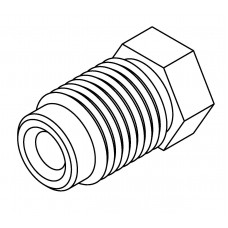 Brake Line Fitting Male  M12 x 1.25mm 3/16 