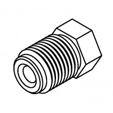 Brake Line Fitting Male  M13 x 1mm 3/16 