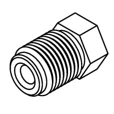 Brake Line Fitting Male  M13 x 1.5mm 3/16 